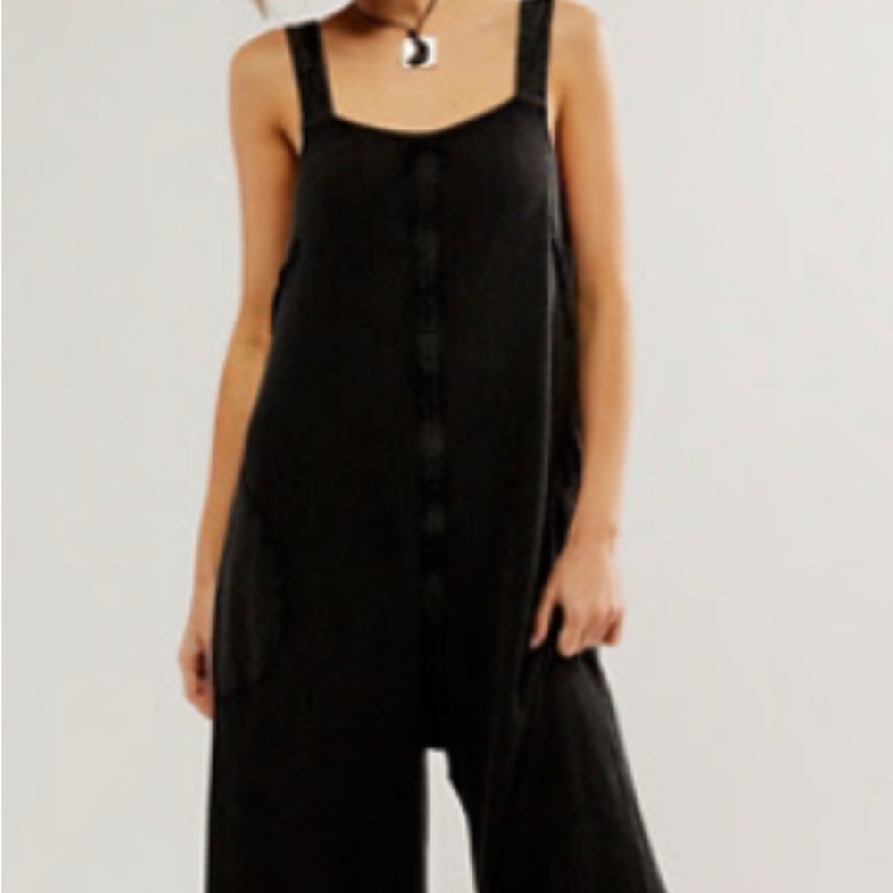 Free People Black Jumpsuit